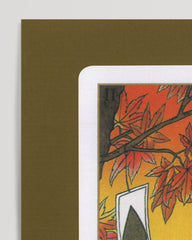 After Hover: Tarot Queen of Swords - Karte mit zwei Schwertern