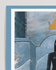 After Hover: Tarot - Queen of Swords - Königin im schwarzen Gewand mit Schwert