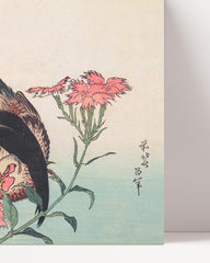 After Hover: Katsushika Hokusai - Hahn, Henne und Nadeshiko