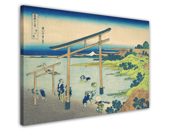 Katsushika Hokusai - Noboto Bay aus der Serie Sechsunddreißig Ansichten des Berges Fuji (Fugaku sanjūrokkei)