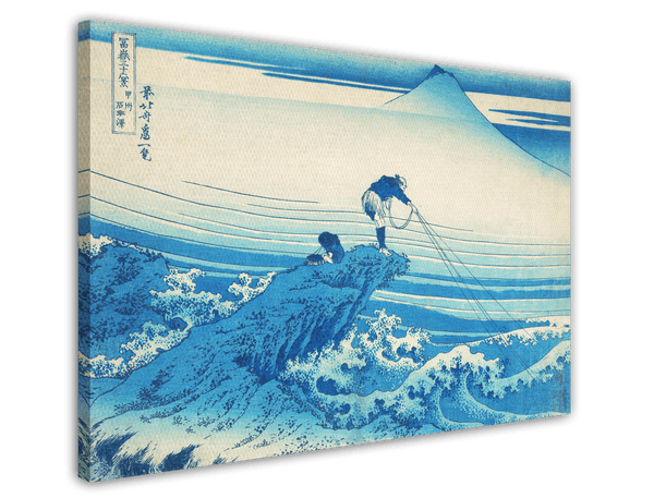 Katsushika Hokusai - Kajikazawa in der Provinz Kai aus der Serie Sechsunddreißig Ansichten des Berges Fuji (Fugaku sanjūrokkei)