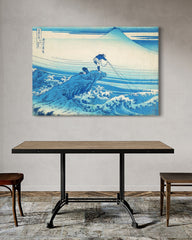 After Hover: Katsushika Hokusai - Kajikazawa in der Provinz Kai aus der Serie Sechsunddreißig Ansichten des Berges Fuji (Fugaku sanjūrokkei)