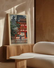 After Hover: Kawase Hasui - Roter Kasuga Schrein in Nara