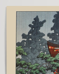 After Hover: Kawase Hasui - Roter Kasuga Schrein in Nara