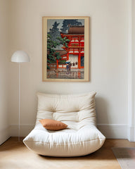 After Hover: Kawase Hasui - Roter Kasuga Schrein in Nara