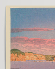 After Hover: Kawase Hasui - Morning Sea - Sonnenaufgang über Shiribeshi