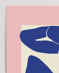 After Hover: Berliner Museumsinsel - mit blauer Silhouette von Matisse inspiriert