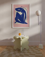 After Hover: Berliner Museumsinsel - mit blauer Silhouette von Matisse inspiriert