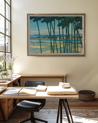 After Hover: Kawase Hasui - Bambus-Wald am Fluss Tama