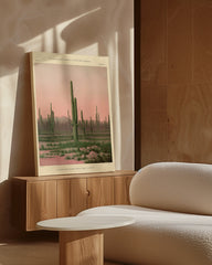 After Hover: Arizona Kaktushain in der Sonora-Wüste