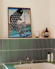 After Hover: Utagawa Kuniyoshi - Suidobashi-Brücke und Surugadai - 100 berühmte Ansichten von Edo