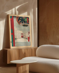 After Hover: Utagawa Kuniyoshi - Kinryuzan Tempel bei Asakusa - 100 berühmte Ansichten von Edo