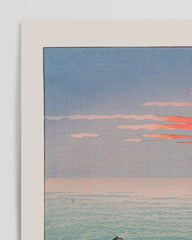 After Hover: Kawase Hasui - Sonnenaufgang über Inubozaki