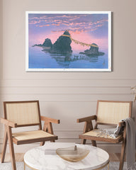 After Hover: Kawase Hasui - Die verheirateten Felsen von Futamigaura