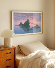 After Hover: Kawase Hasui - Die verheirateten Felsen von Futamigaura