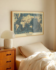 After Hover: Wissenschftliche Karte "Boden der Ozeane"