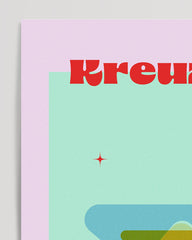 After Hover: Kreuzberg Berlin mit Martini Cocktail in Türkis