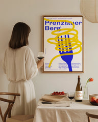 After Hover: Dining in Prenzlauer Berg Berlin - Gabel in Blau