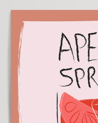 After Hover: Aperol Spritz mit Eiswürfeln