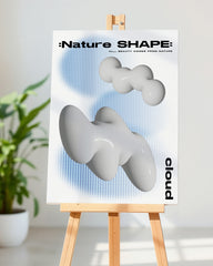 After Hover: Graphische Wolken aus der Nature Shape Serie