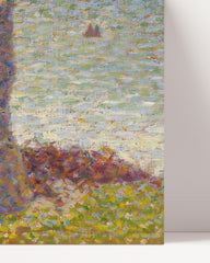 After Hover: Georges Seurat - Studie für "Le Bec du Hoc, Grandcamp"