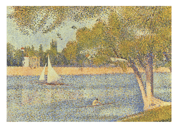Georges Seurat - Die Seine an der Grand Jatte, Frühling