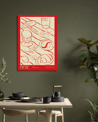 After Hover: Picknick Ensemble mit rotem Rand