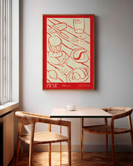 After Hover: Picknick Ensemble mit rotem Rand