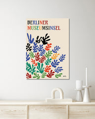 After Hover: Berliner Museumsinsel mit Blättern - Matisse inspiriert