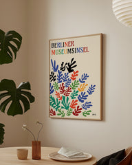 After Hover: Berliner Museumsinsel mit Blättern - Matisse inspiriert