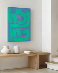 After Hover: Hugging you is all I need in Blau