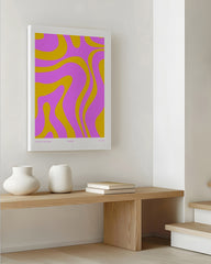 After Hover: Happy Swirl in Pink und Gelb