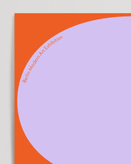 After Hover: Abstrakte Bögen in Orange - Berlin Modern Art