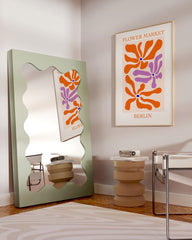 After Hover: Flower Market Berlin - Blumen-Muster in Orange