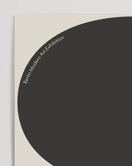 After Hover: Abstrakte Formen in Schwarz - Bauhaus inspiriert