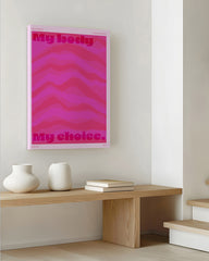 After Hover: My body. My choice - in Pink