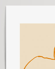 After Hover: Apfel im Line Art Stil