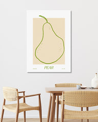 After Hover: Minimalistische Birne im Line Art Stil