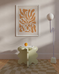 After Hover: Boho Blumen Muster in Terra Beige