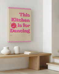 After Hover: This Kitchen is for Dancing - in Pink
