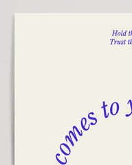 After Hover: Everything comes to you at the right time