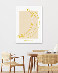 After Hover: Banane im Line Art Look