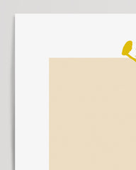 After Hover: Banane im Line Art Look