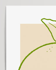 After Hover: Line Art Limone in Grün