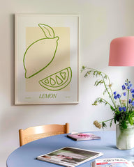 After Hover: Line Art Limone in Grün