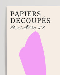 After Hover: Koralle in Pink - Henri Matisse neu interpretiert