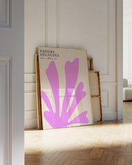 After Hover: Koralle in Pink - Henri Matisse neu interpretiert