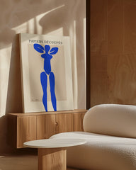 After Hover: Abstrakte Frauen-Silhouette im Matisse-Stil