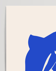 After Hover: Tanzende Frau in Blau - Matisse modern interpretiert