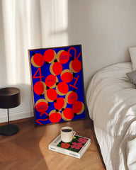 After Hover: Weihnachtskugeln - Christmas Party in Blau-Rot